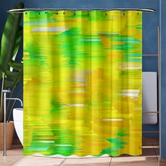 Colorful Multicolored Maximalist Abstract Design Shower Curtain 60  X 72  (medium) 