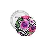 Classy and Chic Watercolor Flowers 1.75  Buttons Front