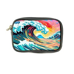 Ai Generated Waves Ocean Sea Tsunami Nautical Arts Coin Purse by Ravend