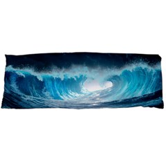 Thunderstorm Storm Tsunami Waves Ocean Sea Body Pillow Case (dakimakura) by Ravend