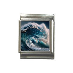 Tsunami Waves Ocean Sea Water Rough Seas 5 Italian Charm (13mm)