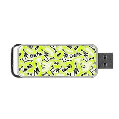 Background Pattern Graphic Beautiful Wallpaper Art Portable Usb Flash (two Sides) by Ravend