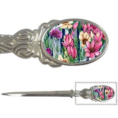 Big And Bright Watercolor Flowers Letter Opener by GardenOfOphir