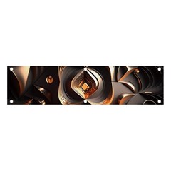 Ai Generated Swirls Space Design Fractal Light 3d Pattern Banner And Sign 4  X 1 