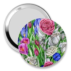 Celestial And Charming Florals 3  Handbag Mirrors by GardenOfOphir