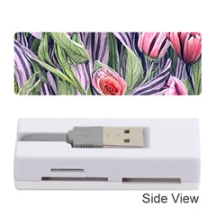 Charming Watercolor Flowers Memory Card Reader (stick) by GardenOfOphir