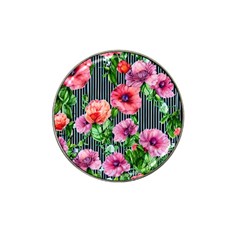 Vintage Botanic Flowers In A Watercolor Hat Clip Ball Marker (10 Pack) by GardenOfOphir