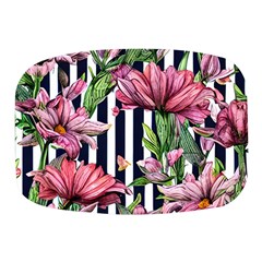 Tropical Botanical Flowers In Watercolor Mini Square Pill Box by GardenOfOphir