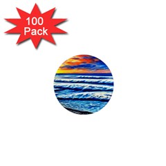 Sandy Beach Dreams 1  Mini Magnets (100 Pack) 