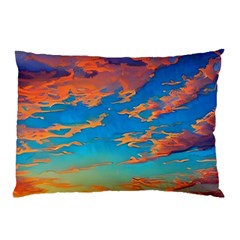 Waves Crashing On The Shore Pillow Case by GardenOfOphir
