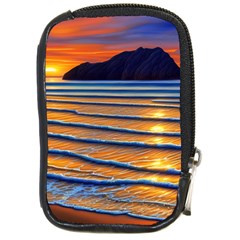 Endless Summer Nights Compact Camera Leather Case by GardenOfOphir