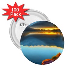 Gorgeous Lake 2 25  Buttons (100 Pack)  by GardenOfOphir