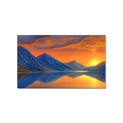 Glorious Sunset Sticker (rectangular) by GardenOfOphir