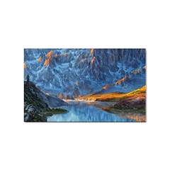 Majestic Lake Landscape Sticker (rectangular) by GardenOfOphir