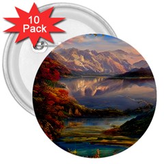 Summer Sunset 3  Buttons (10 Pack)  by GardenOfOphir