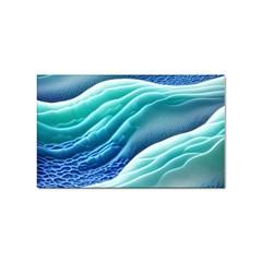 Pastel Beach Wave I Sticker (rectangular) by GardenOfOphir