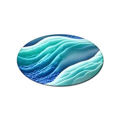 Pastel Beach Wave I Sticker Oval (100 Pack) by GardenOfOphir