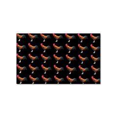 Background Pattern Chicken Fowl Cockerel Livestock Sticker Rectangular (10 Pack)