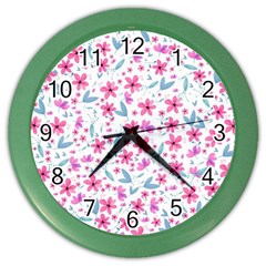 Mom Father Mommy Daddy Serenity Empathy Casal Color Wall Clock