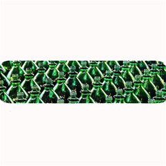 Bottles Green Drink Pattern Soda Refreshment Large Bar Mat by Ravend