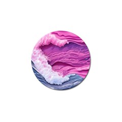 Abstract Pink Ocean Waves Golf Ball Marker (10 Pack) by GardenOfOphir