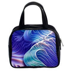 Majestic Ocean Waves Classic Handbag (two Sides) by GardenOfOphir