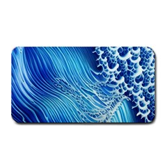 Wave Beach Iii Medium Bar Mat by GardenOfOphir