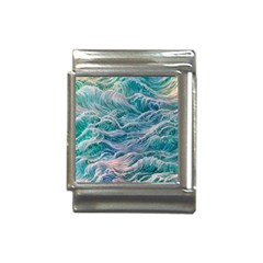 Waves Of The Ocean Ii Italian Charm (13mm)