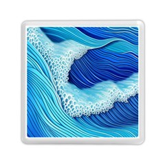 Waves Blue Ocean Memory Card Reader (square) by GardenOfOphir