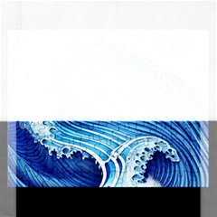 Watercolor Wave Rectangular Jigsaw Puzzl by GardenOfOphir