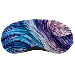 Abstract Pastel Ocean Waves Sleeping Mask by GardenOfOphir