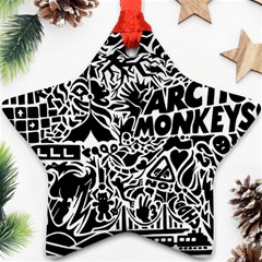 Arctic Monkeys Star Ornament (two Sides) by Jancukart