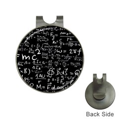 E=mc2 Text Science Albert Einstein Formula Mathematics Physics Hat Clips With Golf Markers