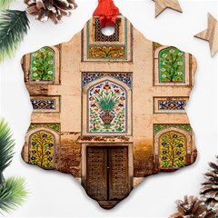 Mosque Snowflake Ornament (two Sides) by artworkshop