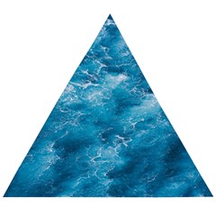 Blue Water Speech Therapy Wooden Puzzle Triangle