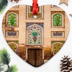 Mosque Heart Ornament (two Sides) by artworkshop