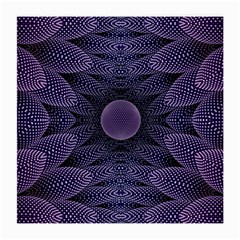 Gometric Shapes Geometric Pattern Purple Background Medium Glasses Cloth (2 Sides) by Ravend