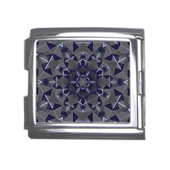 Kaleidoscope Geometric Pattern Geometric Shapes Mega Link Italian Charm (18mm)