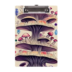 Magicians  Choice Mushroom Spellcharms A5 Acrylic Clipboard by GardenOfOphir