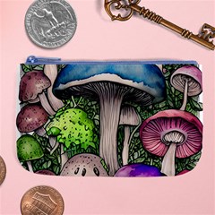 Necromancy Of The Mushroom Large Coin Purse by GardenOfOphir