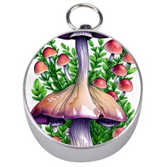 Conjuring Charm Of The Mushrooms Silver Compasses