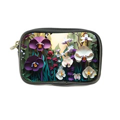 Ai Generated Flower Orchids Bloom Flora Nature Coin Purse by Ravend