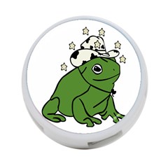 Frog With A Cowboy Hat 4-port Usb Hub (one Side) by Teevova