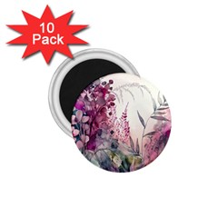 Ai Generated Flowers Watercolour Nature Plant 1 75  Magnets (10 Pack)  by Ravend