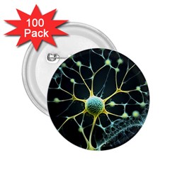 Ai Generated Neuron Network Connection 2 25  Buttons (100 Pack)  by Ravend