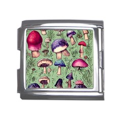 Presto Mushroom For Prestidigitation And Legerdemain Mega Link Italian Charm (18mm)