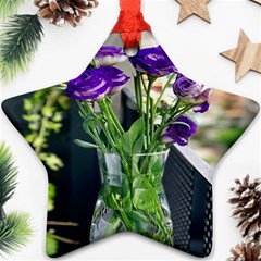 Cute Flower Wallpaper Ornament (star)