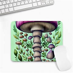 Forest Mushrooms Small Mousepad by GardenOfOphir