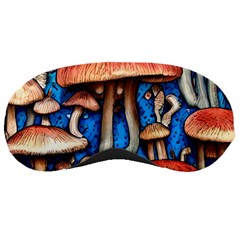 Whimsical Mushroom Sleeping Mask by GardenOfOphir