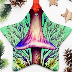 Tiny Witchy Mushroom Ornament (star)